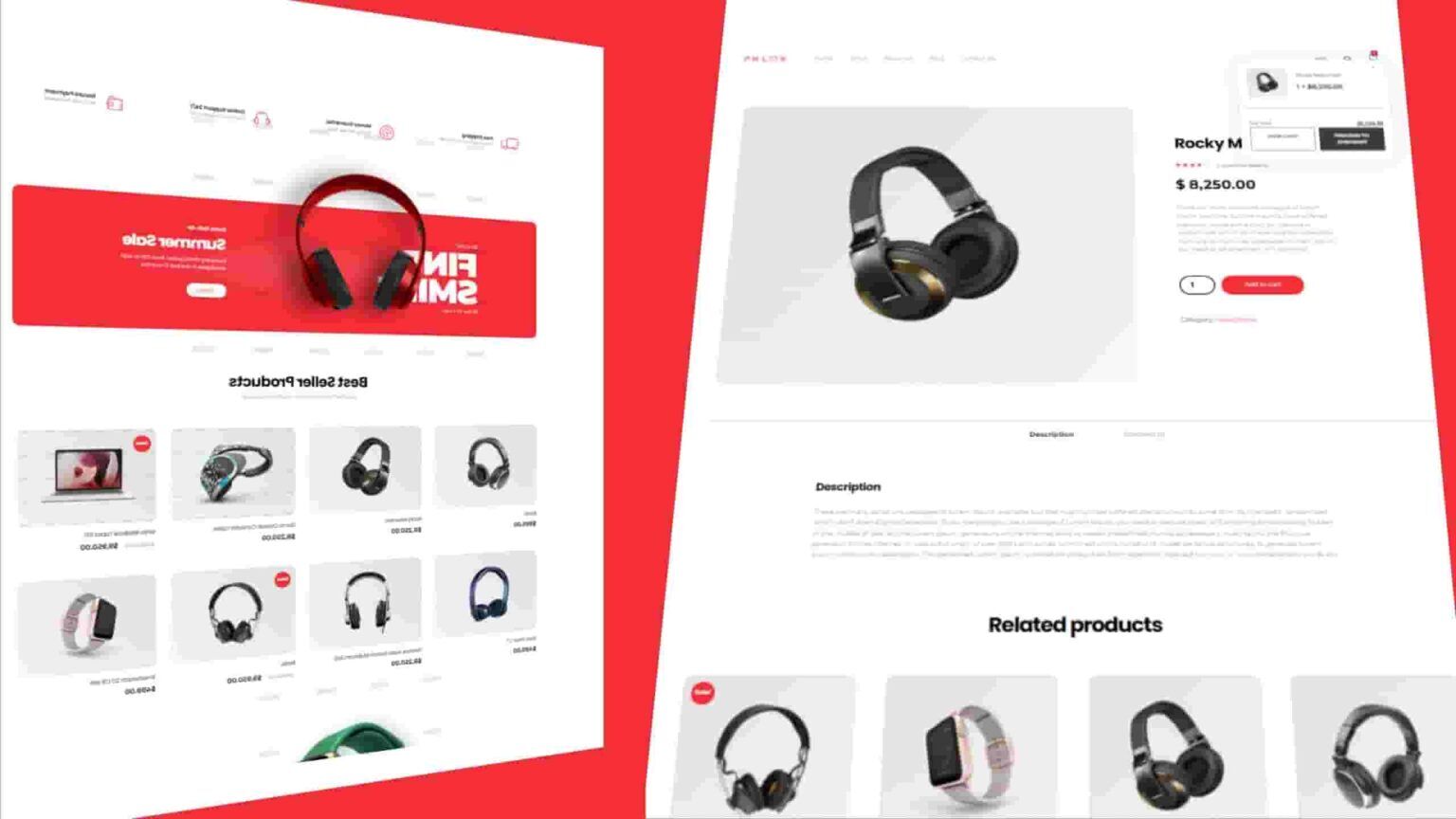 Build Responsive ECommerce Website Template HTML CSS & JavaScript